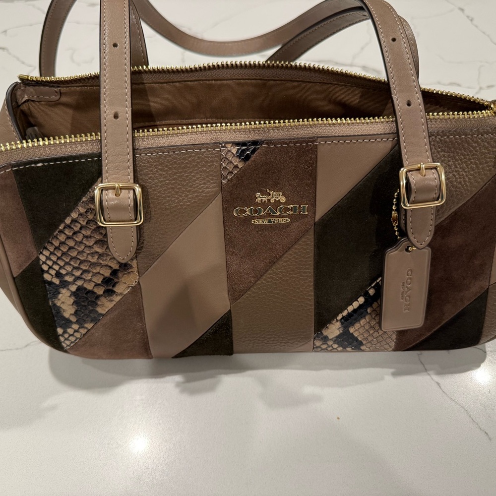 *AUTHENTIC*🤎COACH PATCHWORK ASHER BAG WITH MATCH… - image 3